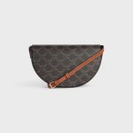 BESACE CUIR TRIOMPHE IN TRIOMPHE CANVAS AND CALFSKIN TAN - Image 3